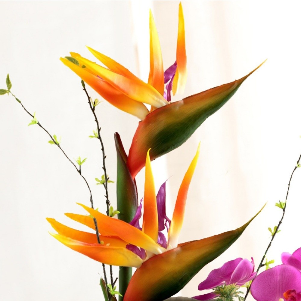 New Long Stem Artificial Bird  - đánh giá và giá Bird Paradise Strelitzia